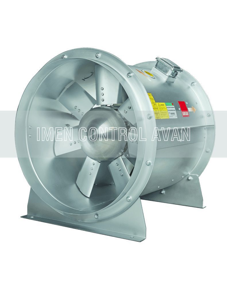 Axial axial fan